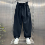 Loose-fitting Casual Thickened Curved Sweatpants