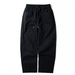 Elastic Waist Drawstring Loose Straight Leg Pants