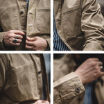 Retro Casual  Canvas Jacket