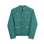 Multi Pocket Sequin Jacket