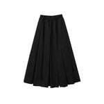 High Waist Drawstring Casual A-line Skirt