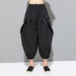 Dark Loose Large Fold Bloomers