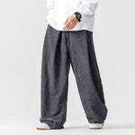 Corduroy Loose Straight Wide-leg Pants