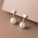 Chic Silver Bead Earrings