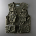 Multi-pocket Loose Casual Work Vest