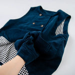 Retro Washed Pure Cotton Corduroy Vest