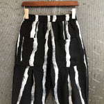 Striped Casual Slim Fit Cropped Harem pants
