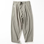 Quick-drying Casual Solid Color Loose Cropped Pants