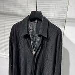 Ripped Loose Vintage Raw-edge Shirt