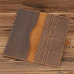 Retro Bifold Multi-card slot Leather Wallet