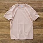 Solid Color Round Neck Loose Casual T-shirt
