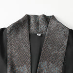 Snake Print Jacquard Retro Cardigan
