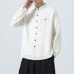 Double-layer Collar Loose Casual Shirt