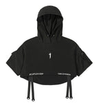 Functional Techwear Hoodie Cape