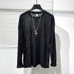 Hollow Loose Long-sleeved Shirt