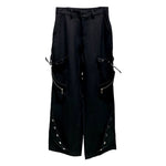 American Deconstructed Zippered Straight-leg Trousers