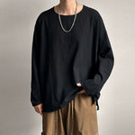 Crew Neck Linen Casual Loose T-shirt