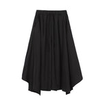 Ice Silk Wide-leg Irregular Culottes
