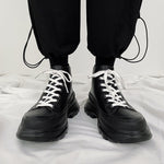 Platform Black Motorcycle Boots