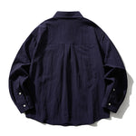 Casual Oversized Faux Two-piece Shirt