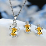 Beautiful Sea Turtle Necklace with Bonus Earrings – Limited Time Offer