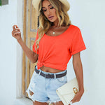 Zeagoo Women's Chest Pocket T Shirt Blouses Tops