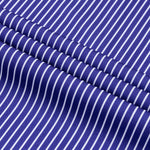 Long Sleeve Contrast Plaid Stripe Button Up Shirt