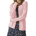Zeagoo Women's Button Down Crochet Sweater Cardigan