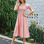Zeagoo Women's Boho Floral Print Vintage Maxi Dress