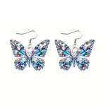 Sparkling Butterfly Statement Earrings