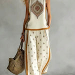 Eva - Conjunto Elegante con Estampado
