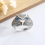 Sterling Silver Owl Ring