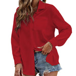 Zeagoo Women's Button Down Shirt Long Sleeve Chiffon Blouse