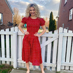 Zeagoo Women's Boho Floral Print Vintage Maxi Dress