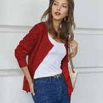 Zeagoo Women's Button Down Crochet Sweater Cardigan