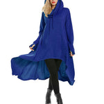 Zeagoo Women Pullover Hoodies Sweatshirt Long Sleeve High Low Sweater Oversize Top with Pocket (Us Only)