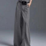 Leona High-Waisted Pleat Trousers