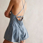 Serena Denim Romper