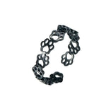 Adjustable Paw Print Ring – Made of Stainless Steel