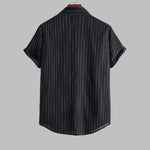 Eastport Striped Button-Up