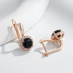 Starlit Onyx Drop Earrings