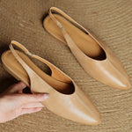 Juliet Genuine Leather Flats