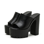 Stella Wedge Mules
