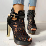 Ella Floral Heels
