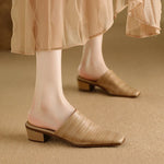 Sorrento Genuine Leather Mules