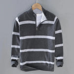 Hiro Cotton Quarter-Zip Sweater