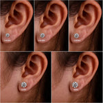 Lyra Glow Moissanite Studs