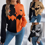 Pumpkin Knit Sweater