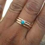 Bohemian Layered Turquoise Stone Ring