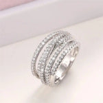 Layered Zirconia Cross Ring